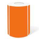 Yeachlaing 2×3 Inch Orange Removable Thermal Labels,Writeable,Removable,Thermally Printable,300 Sheets per Roll with Perforated Lines