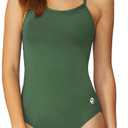 baleaf Women's Athletic Training Adjustable Strap One Piece Swimsuit, M