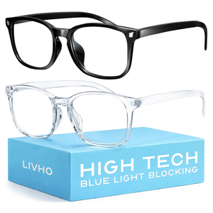 livho High Tech Blue Light Glasses  Advanced Blue Light Blocking Computer Glasses  Screen Fatigue & UV Protection