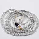 FAAEAL KZ ZSN ZS10 PRO Upgrade Earphone Cable,8 Core Cable Silver Blue Hybrid 784 Cores Silver Plated Upgrade Cable,Dedicated Cable 2Pin 0.75mm Replacement Headphone Wire for KZ ZSX Zax ZSN PRO
