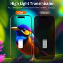 2-Pack Privacy Screen iPhone 17 Pro Max & iPhone 16 Pro Max, 28 Anti-Spy iPhone 17 Pro Max Screen Protector, 9H Durable Tempered Glass, Easy Dust-Free Installation, Face ID Compatible, Case Friendly