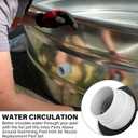 Pool Threaded Strainer Connector Nut Washer Kit 10744 10256 10255 for Intex Above Ground Swimming Pool Hose Connector Replacement Part (10744 x1,10256 x1,10255 x1)