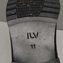 IUV Cowboy Boots For Men Western Boot Classic American Flag Embroidered Square Toe Mid-Calf Boots (11, Black)