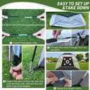 Golf Net with Practice Mat,Golf Hitting Aid Nets 10x7FT for Backyard Driving Chipping Training Swing with Target Mat Balls for Outdoor IndoorGifts for Men Dad Him and Golfer
