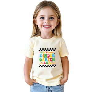 Kindergarten Shirt for Girls Boys Kids Toddler First Day of School Shirts Back to School in My Kindergarten Era Tshirt 2T-7Y (4-5T)