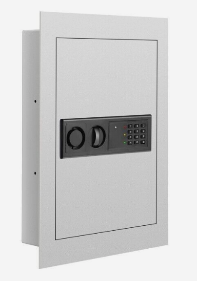 Digital Flat Recessed Wall Safe Security Lock Gun Cash Box