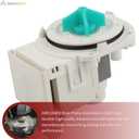 A00126401 Drain Pump Assembly by Seentech - Compatible With Frigi-daire Dishwasher Replaces part number:154736201,5304492415,PS8689824