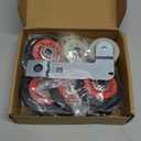 4392067 Dryer Repair Kit &W10837240 Dryer Idler Pulley Compatible for Kenmore,Maytag Whirl-poo Elite Dryers,Includes WPW10314173 Roller Drum Support Kit,661570v Dryer Belt,279640 Idler Pulley MIFLUS