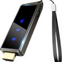 Wireless HDMI Display Dongle Adapter, Portable Transmitter, Streaming Media Video/Audio/File HDMI Wireless Extender from Smartphone,Laptop to HDTV/Monitor/Projector, Support Airplay DLNA Miracast (Gunmetal Case)