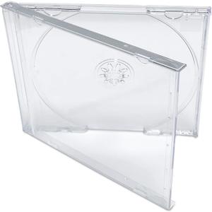 Standard Clear CD Jewel Case - Premium, 10 Pack