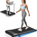 Superun Walking Pad with 6% Incline, Under Desk Treadmill for Home Office, 3 in 1 Portable Walking pad Treadmill with Remote Control and LED Display, 2.5HP Quiet Mini Treadmills, 300 lbs Capacity