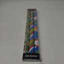 CAMKUZON Christmas Foil Wrapping Paper with Cut Lines on Reverse 3 Rolls Pack - Dancing Santa Claus, Colorful Stripes and Assorted Christmas Characters - Holiday Wrapping Paper Bundle, 24 Inch X 144