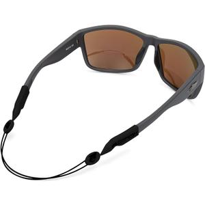 Pilotfish No Tail Adjustable Eyewear Retainer Cable Strap: Sunglasses, Eyeglasses, Glasses (14 Inch, Tactical Black)