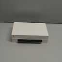 Generic Pearl White Small Decorative Box With Black HandleFaux Leather keepsake And Memory Storage Boxes,Desk accessory Organizer (Peal White- Black, 1pack)