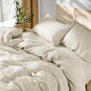 SONORO KATE 100% French Linen Duvet Cover King Size, Soft Breathable for Hot Sleepers, Moisture Wicking & Durable Cover Set - Zipper Closure & 4 Corner Ties Duvet Covers 3 Piece (Linen,King)