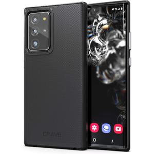 Crave for Galaxy Note 20 Ultra Case, Shockproof Protection Dual Layer Case for Galaxy Note 20 Ultra (6.9 inch) - Black