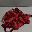 Janinka 12 Pcs Burgundy Long Velvet Bow Ornaments Christmas Swag 23.5x15.5 Inch Vintage Large Velvet Christmas Staircase Wreath Bows Tree Topper Bows Large Bow for Outdoor (Red)