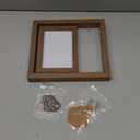 Dog Memorial Gifts for Loss of Dog, Rotating Wooden Picture Frame 4x6, Double Sided Display, Pet Memorial Gifts for Dogs with Paw Remembrance Tag, Pet Loss Sympathy Gift