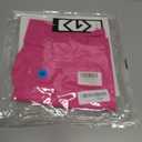 AVGO Gym Shorts Women 4.5 Inches - V Shaped High Waisted Butt Lifting Tummy Control Workout Booty Biker Shorts (Pink, M)