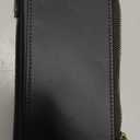 Defencase for iPhone 16 Pro Max Magnetic Wallet Case Compatible with Magsafe with RFID Blocking Zipper Strap Card Holder for Women Men PU Leather Detachable Case for iPhone 16 Pro Max (6.9"), Black