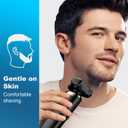 4-in-1 Electric Razor for Men, Magnetic Floating Heads, LED Display, IPX7 Waterproof, Travel Lock & Nose Trimmer - Complete Grooming Kit Gift Set