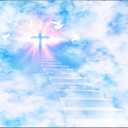 Wood Standing Cross,Christians Spiritual Religious Jesus Cross Wall Art,Handmade Nature Wooden Blessed,Tabletop for Church Home Decor Wood Crucifix