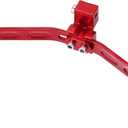 Motoforti 11mm Universal Adjustable Motorcycle Dual Way Gear Shift Lever Footrest Pedal Shifter Adapt Refit Accessories 50cc-160cc CNC Aluminum Alloy Red