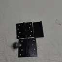 3-Pack Black Door Hinges, 4 Inch Heavy Duty Stainless Steel Hinge for Interior Exterior Doors, Max Loading 150LB, Matte Black Ball Bearing Hinges with Screws, Smooth and Quiet