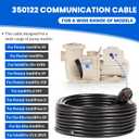 350122 Communication Cable 50ft. for Pentair IntelliFlo & IntelliFlow Pumps, for Sta-Rite IntelliPro Pumps, 2-Conductor Tinned Copper Core, Supports Real-Time Monitoring & Automation