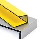 Falken Design Aluminium Composite Panel Brushed Silver 24 in. x 48 in. x 1/4 in.