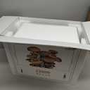 FVPJUXSG Smart Mushroom Monotub Grow Kit,with Grow Light Automatic Humidification & Exhaust Indoor Mushroom Growing Box Temperature Display Fresh Air System