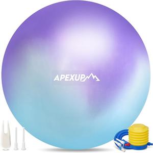 APEXUP Yoga Ball Exercise Ball Anti Slip Heavy Duty for Fitness, Balance & Core Workout XXS