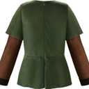 ReliBeauty Kids Archer Costume Boys Girls Hunter Costume with Cape, Green, 160