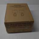 Farmhouse Rustic Table Lamps for Bedroom Set of 2, Vintage Lantern Lamp with Dual USB Charging Ports, 25" Retro Antique Bedside Nightstand Desk Lamp for Living Room End Table Entryway, 4 Bulb Included