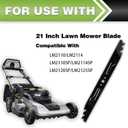 AB2102 21-Inch Mulching Blade Replacement for EGO Power+ 21" Electric Lawn Mowers 56V Models, Manganese Steel Mower Blade Compatible with LM2101/ LM2100/LM2102SP/LM2100SP/LM2142SP