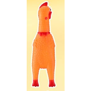 200 Pcs Rubber Chickens Bulk 6.3 Inch Squeak Screaming Chicken for Dog Pets and Adults