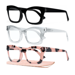 CCVOO Stylish Reading Glasses for Women, Eyeglasses, Blue Light Readers for Women, Computer Eye Glasses, Cheaters, +1.5