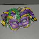mardi gras Door Decorations, Jester Mask Front Door Sign, Jester Mask Wood mardi gras Door Hanger for Door Wall Hanging Decoration, Carnival Holiday Party Decor Supplies
