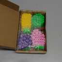 JOYIN 4 Pcs 3D Printed Fidget Fruit Toys, Make a Sound Flexible Desk Fidget Worm Toy for Stress Relief, Boys Girls Kids Adults Birthday Gift Party Favors Stress Toys