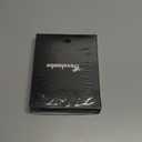 Travelambo Wallet for Men Real Leather Mens Bifold Wallet RFID Blocking - Thin & Stylish with ID Window in Gift Box (Crosshatch, Black)