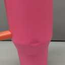 HydroJug Traveler - 40 oz Water Bottle with Handle & Flip Straw - Fits in Cup Holder, Leak Resistant Tumbler-Reusable Insulated Stainless Steel & Rubber Base - Gifts for Women & Men, Orchid