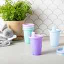 The First Years Take & Toss Sippy Cups - Spill Proof Toddler Cups Value Party Pack - 10 Oz - 20 Count,Pastel