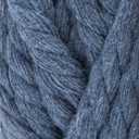 Bernat Macrame Denim Yarn - 1 Pack of 8.8oz/250g - Blended Fiber - #6 Super Bulky - 44 Yards - Knitting, Crocheting & Crafts