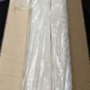 Upholstered Headboard Queen Size, Solid Wood Head Board with Sturdy Metal Legs, Leather Bed Headboard with Height Adjustable, Beige