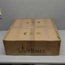 Wellmet Modern Crystal Chandeliers, 6 Lights Farmhouse Chandeliers for Dining Room, Gold Ceiling Light Fixture for Foyer, Bedroom, Living Room, Entryway, Kitchen Island, W-20 Inches