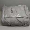 Bedsure Queen Comforter Set Grey - Bed in a Bag Queen Size 7 Pieces, GentleSoft Pintuck Bed Set Gift for Family, Pinch Pleat Grey Comforter with Sheets, Pillowcases & Shams