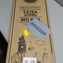 Regalo Hideaway 54-Inch Extra Long Bed Rail Guard, with Reinforced Anchor Safety System, 54 L x 20 H, For ages 2 - 5 years