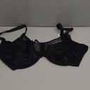 Minimizer Bras for Women Full Coverage Unlined Underwire Bra Plus Size Bra for Heavy Breast (36H, Black)