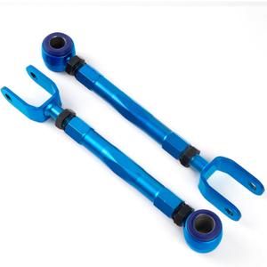 KSP Rear Adjustable Traction Rod for 350Z G35 Altima Maxima, Rear Camber/Toe Arms Adjustable -3.00 to +3.00 Camber -2.00 to +2.00 Toe, Rear Lower Suspesnion Arms Blue 2PCS