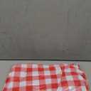 3 Pieces Picnic Table Cover for Kids with Bench Covers Fitted Tablecloth for Outdoors Vinyl Waterproof cloth for Camping Home Goods Indoor Outdoor Patio BBQ(Red, White)